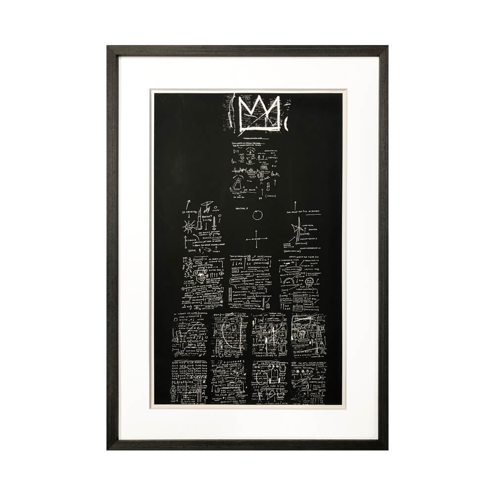 Jean-Michel Basquiat（ジャン ミシェル バスキア） Tuxedo 1982-3 アートポスター（フレーム付き）